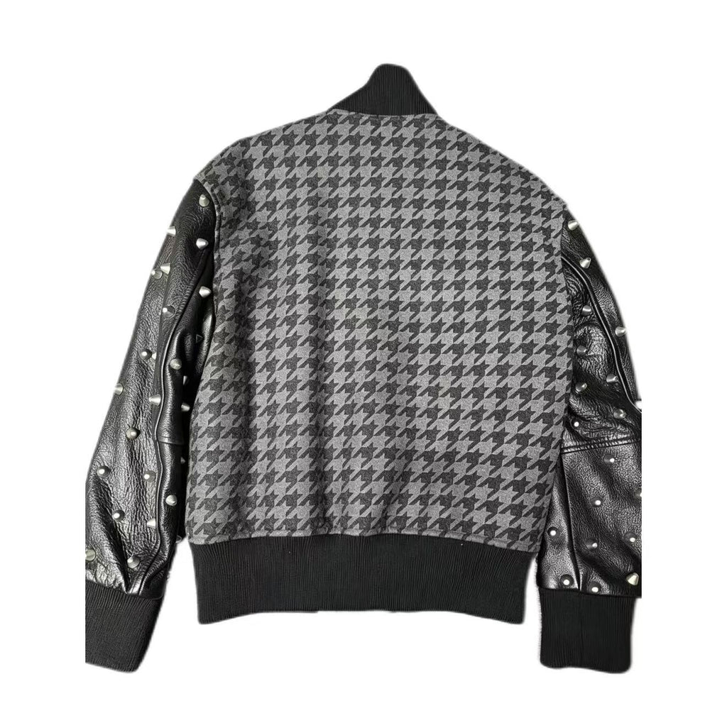 PHENOMENON MCM Studded Varsity Jacket