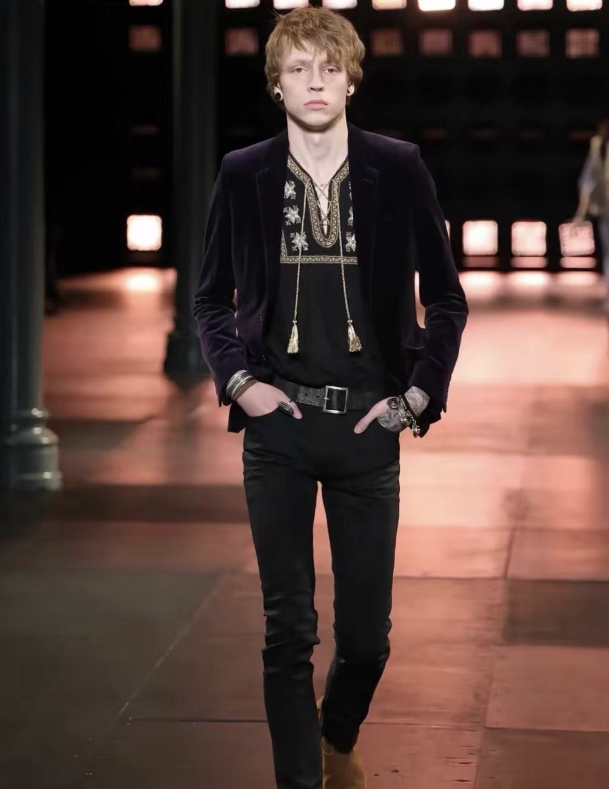 Saint Laurent 15ss Fireworks Shirt