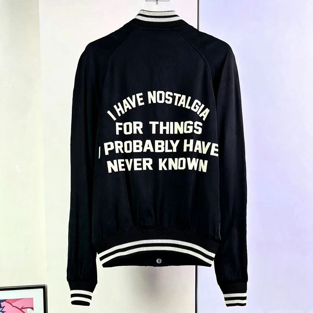 Celine 20SS Nostalgia Varsity Teddy Souvenir Jacket