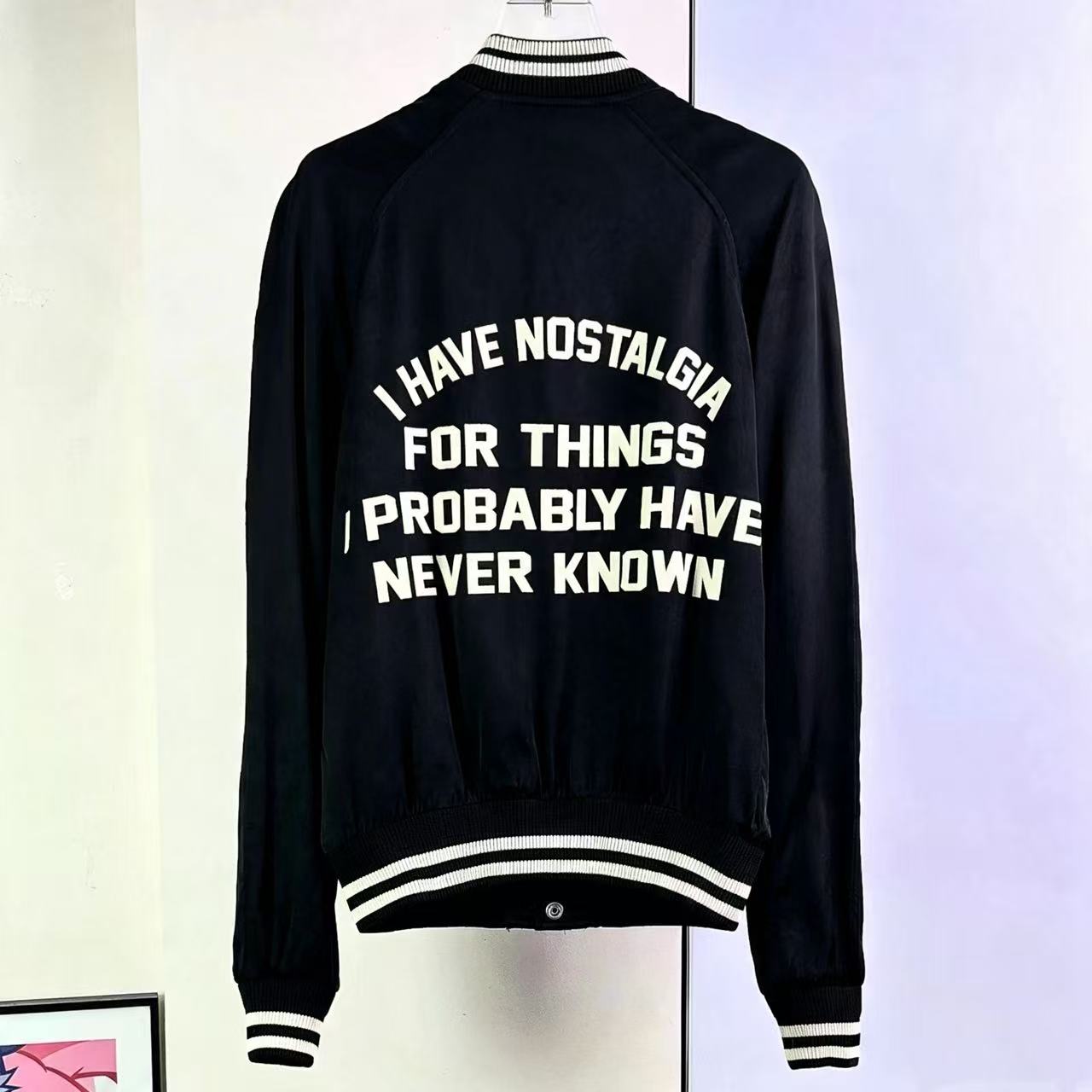 Celine 20SS Nostalgia Varsity Teddy Souvenir Jacket