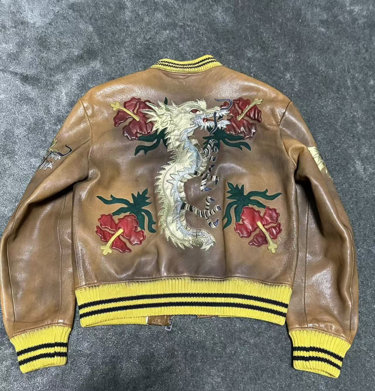 Gucci Tiger Leather Jacket