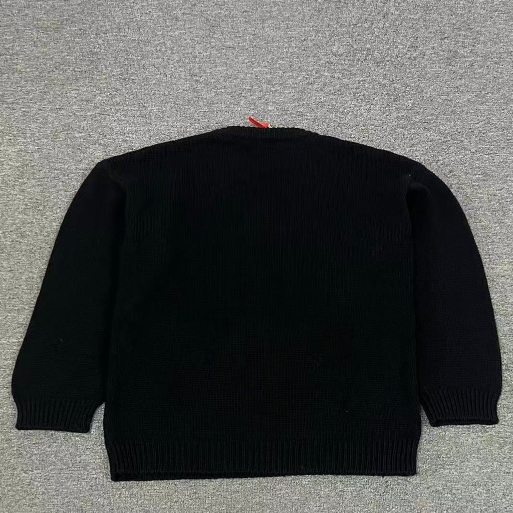 Celine 21SS By Hedi Slimane Clown Intarsia Knit Sweater
