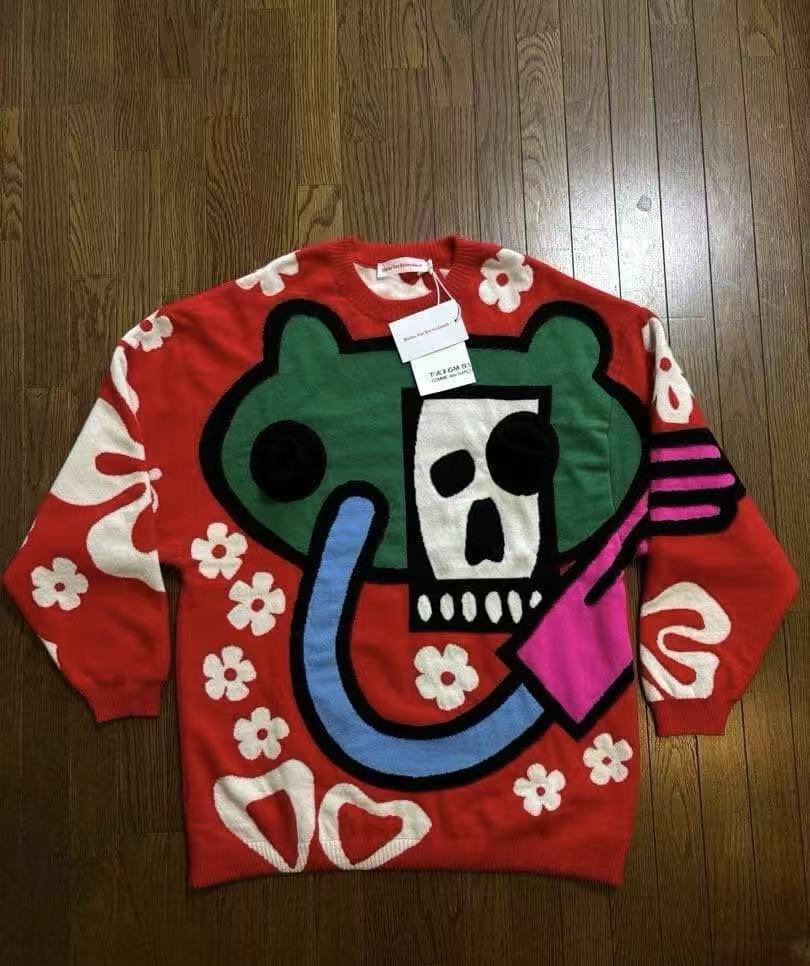 Walter Van Beirendonck 24FW Android Intarsia-Knit Sweater