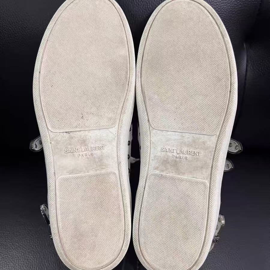 Saint Laurent 14SS SL/08H Studded High Top Sneakers