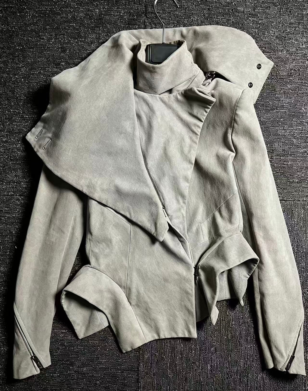 Ann Demeulemeester 12FW Deconstructed Leather Jacket