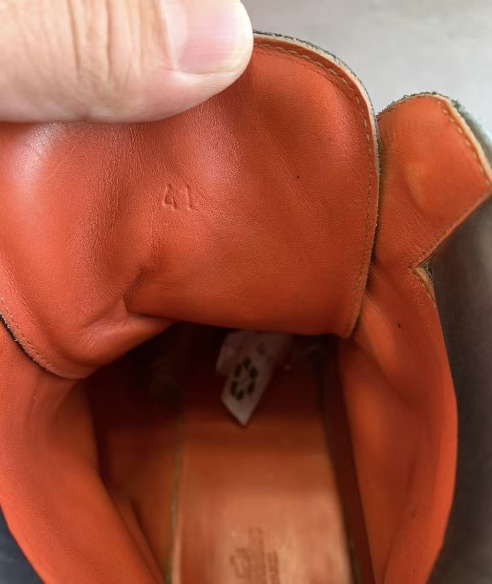 Hermes 13AW Calfskin Hiking Boots