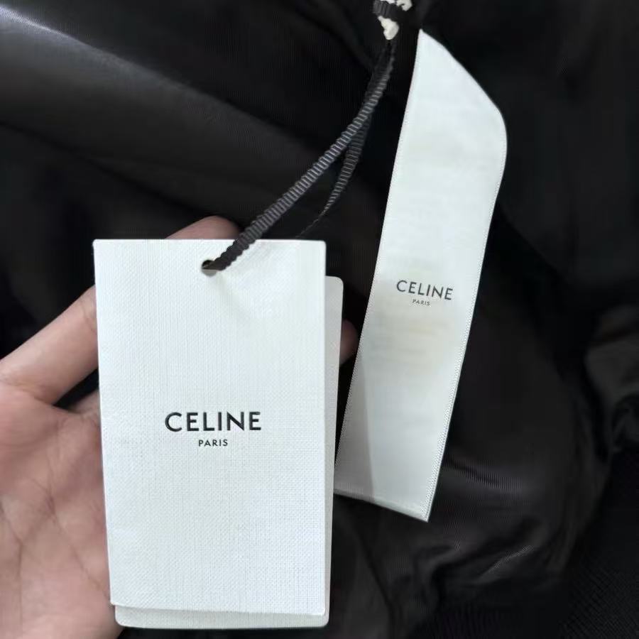 Celine 22aw Leopard Varsity Jacket