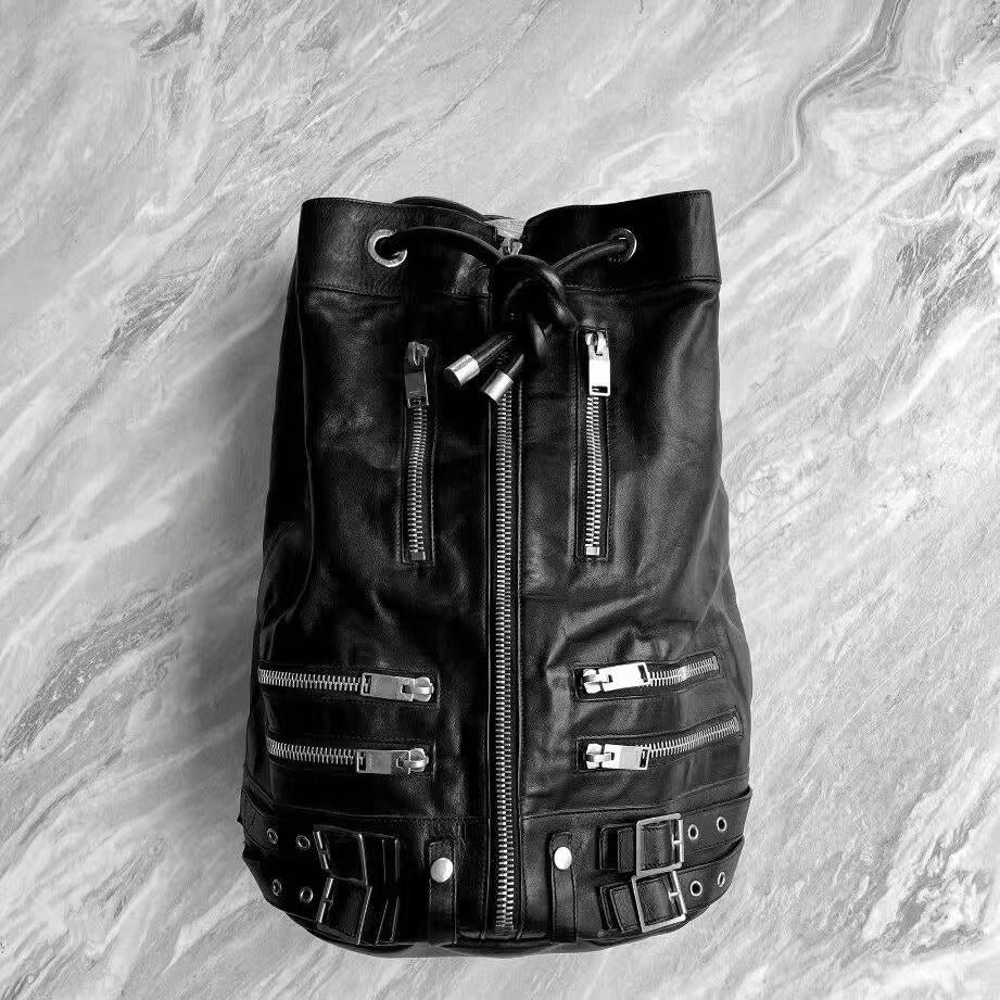 Saint Laurent 14AW Multi-Zipper Bucket Backpack