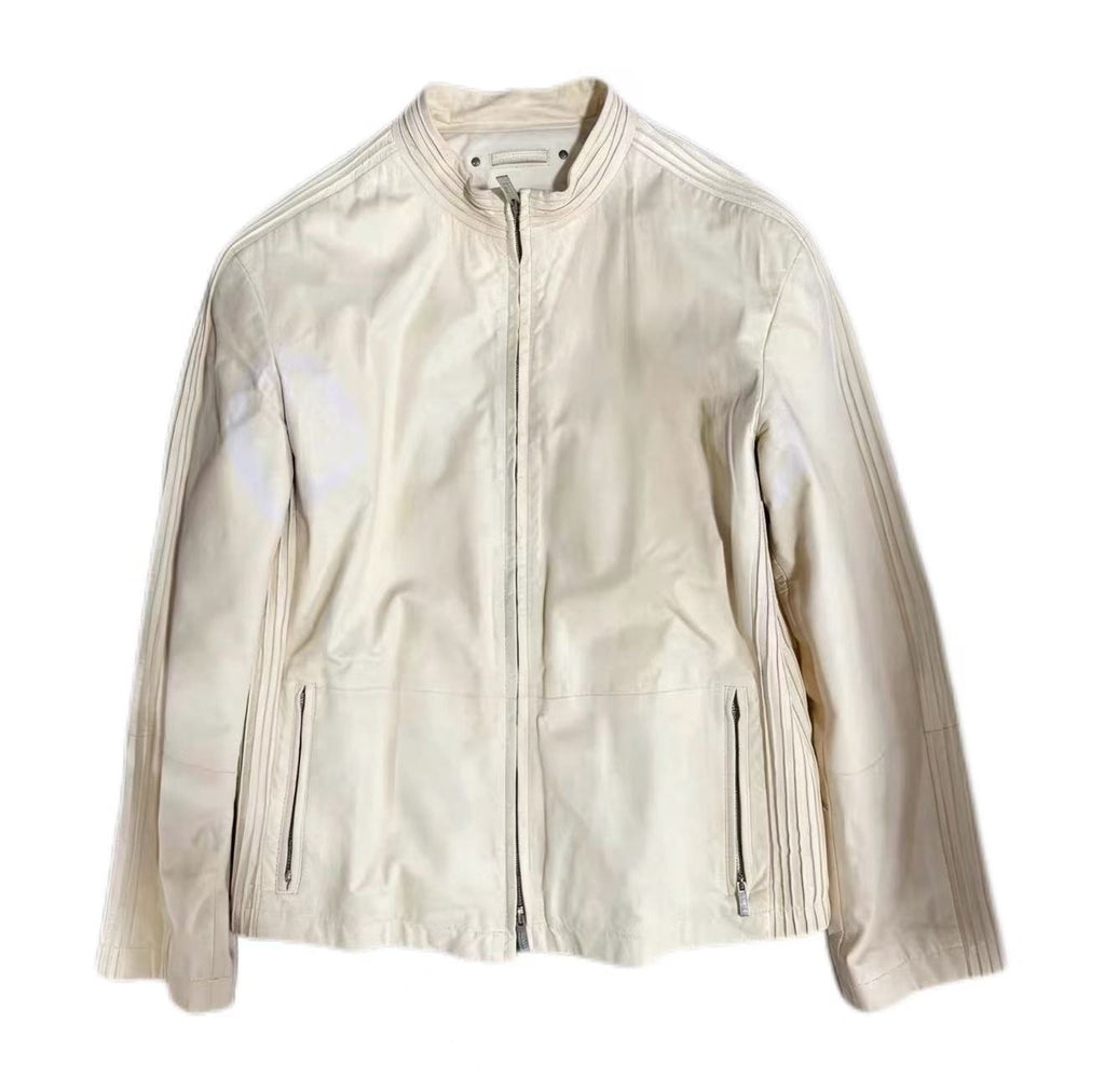 Giorgio Armani 00s Leather Riders Jacket