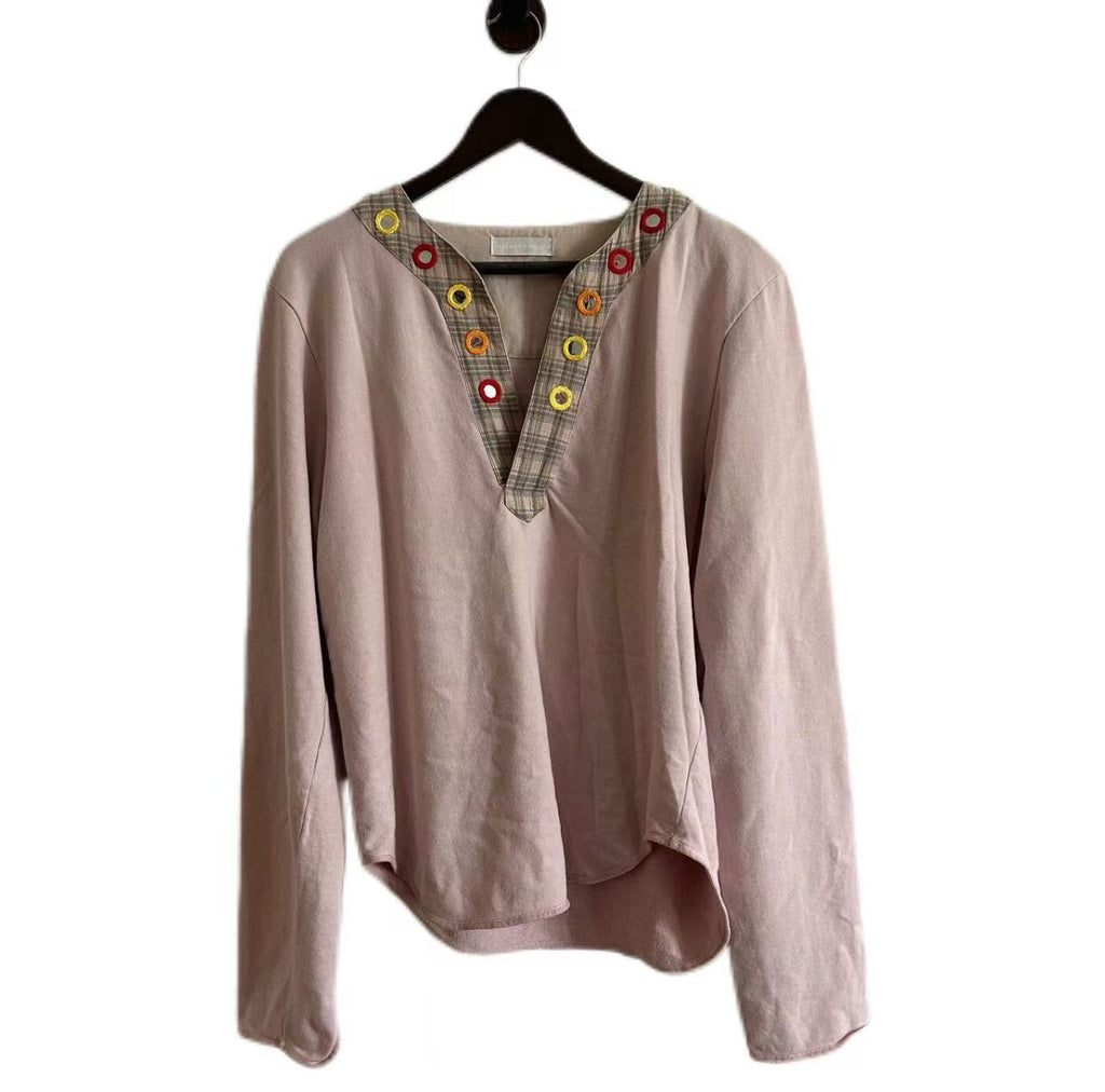 Alexander Mcqueen 05SS Mirror Placket Henley Sweater