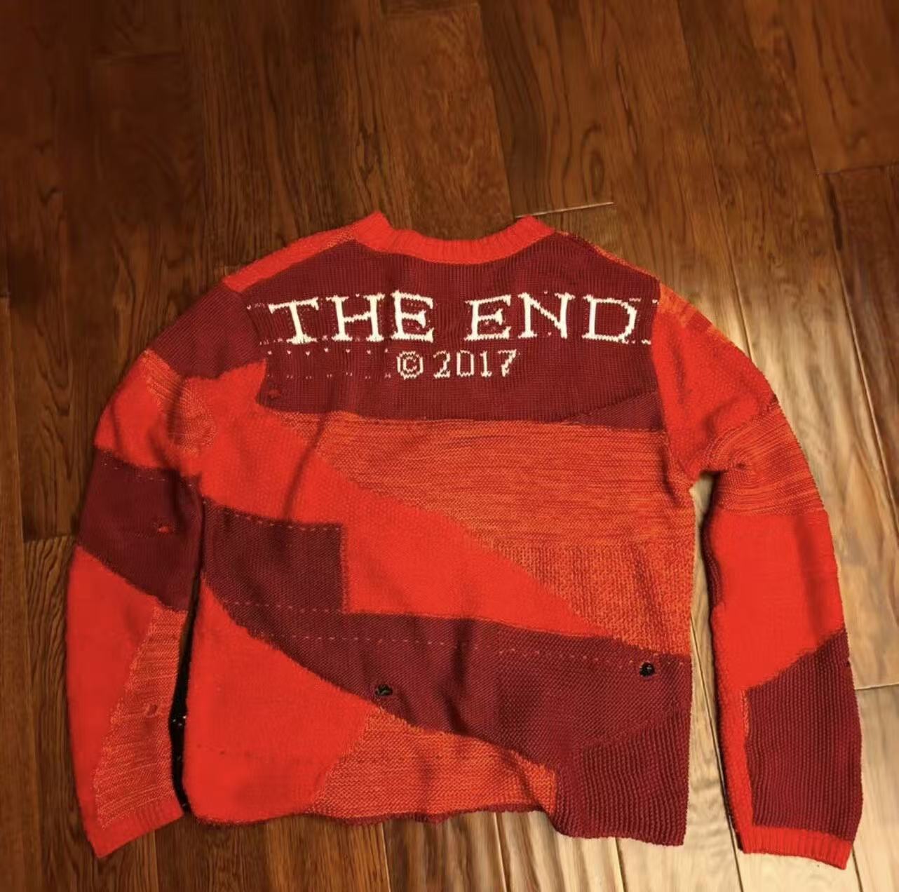 Off-White  2017SS "Mirror Mirror" Knit Long-Sleeve Tee