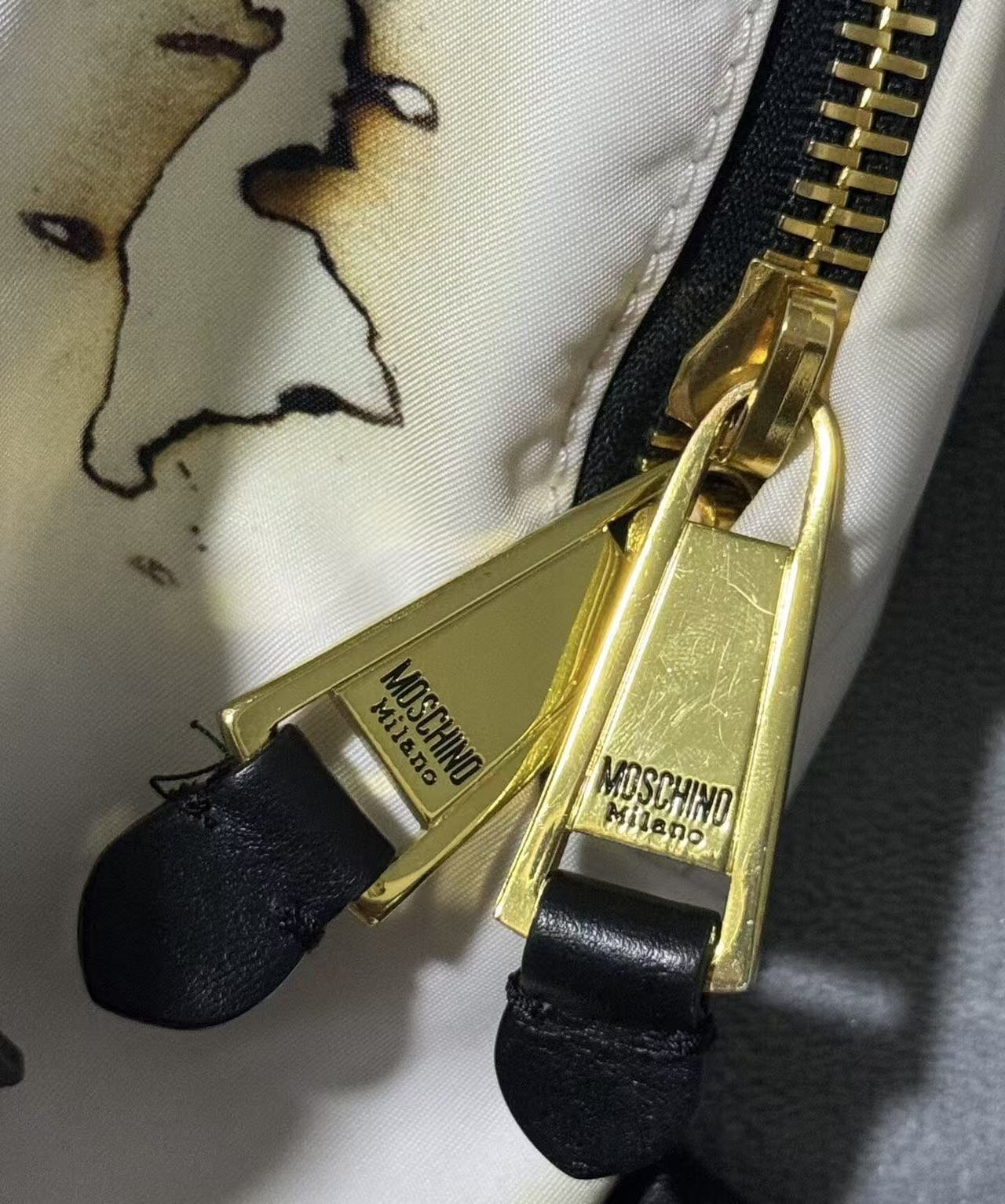 Moschino 14FW Cigarette Burn Backpack