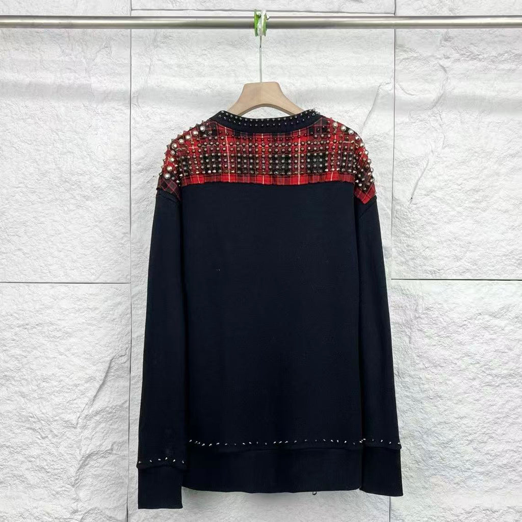 Gucci 17SS Blind For Love Cat Embellished Sweatshirt