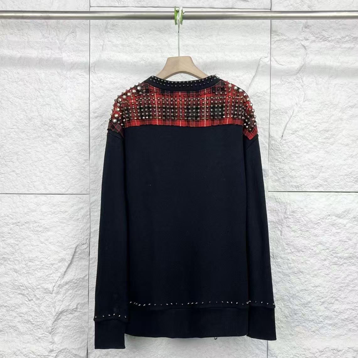 Gucci 17SS Blind For Love Cat Embellished Sweatshirt