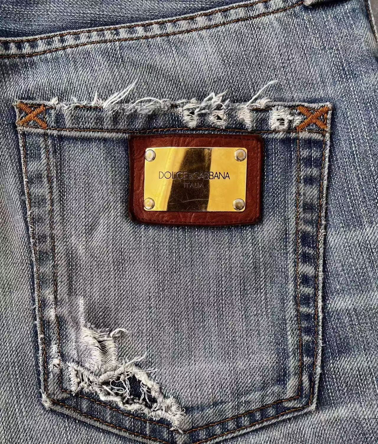 Dolce&Gabbana Blue Washed Denim Jeans