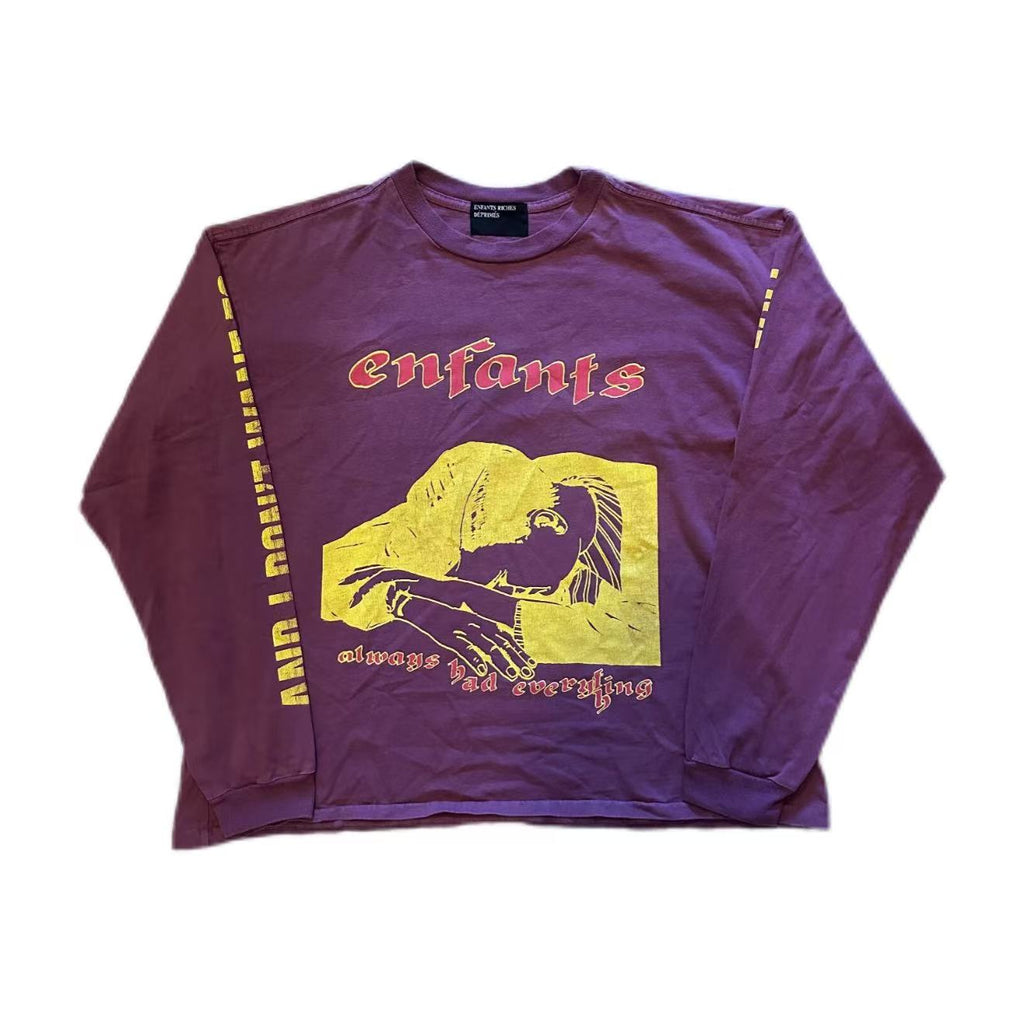 ENFANTS RICHES DEPRIMES So Low long-sleeved tee