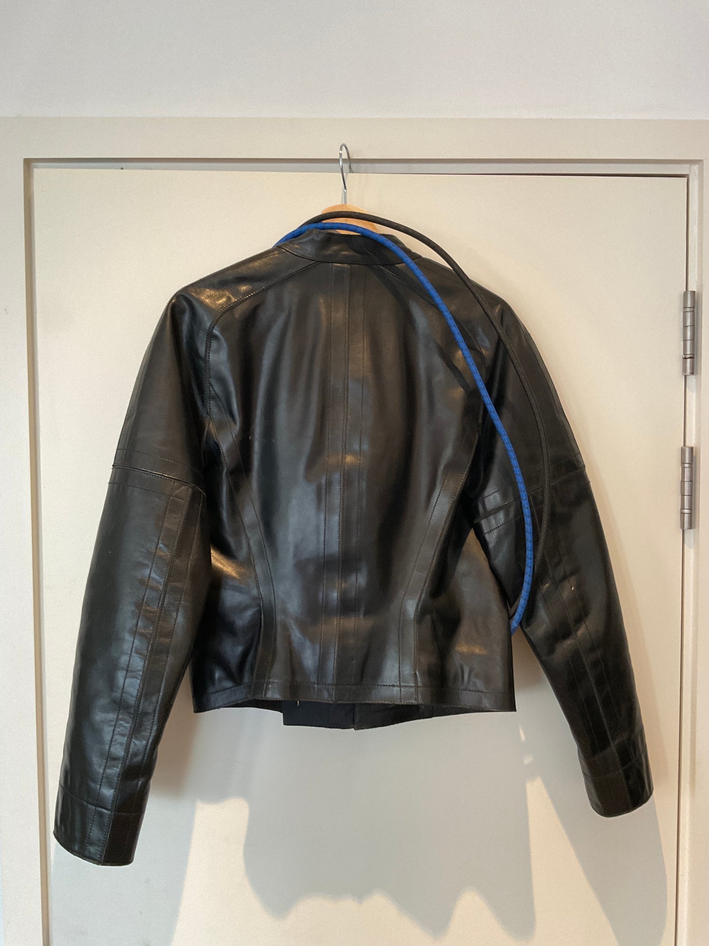 Dirk Birkkembergs SS1989 archived wired leather jacket