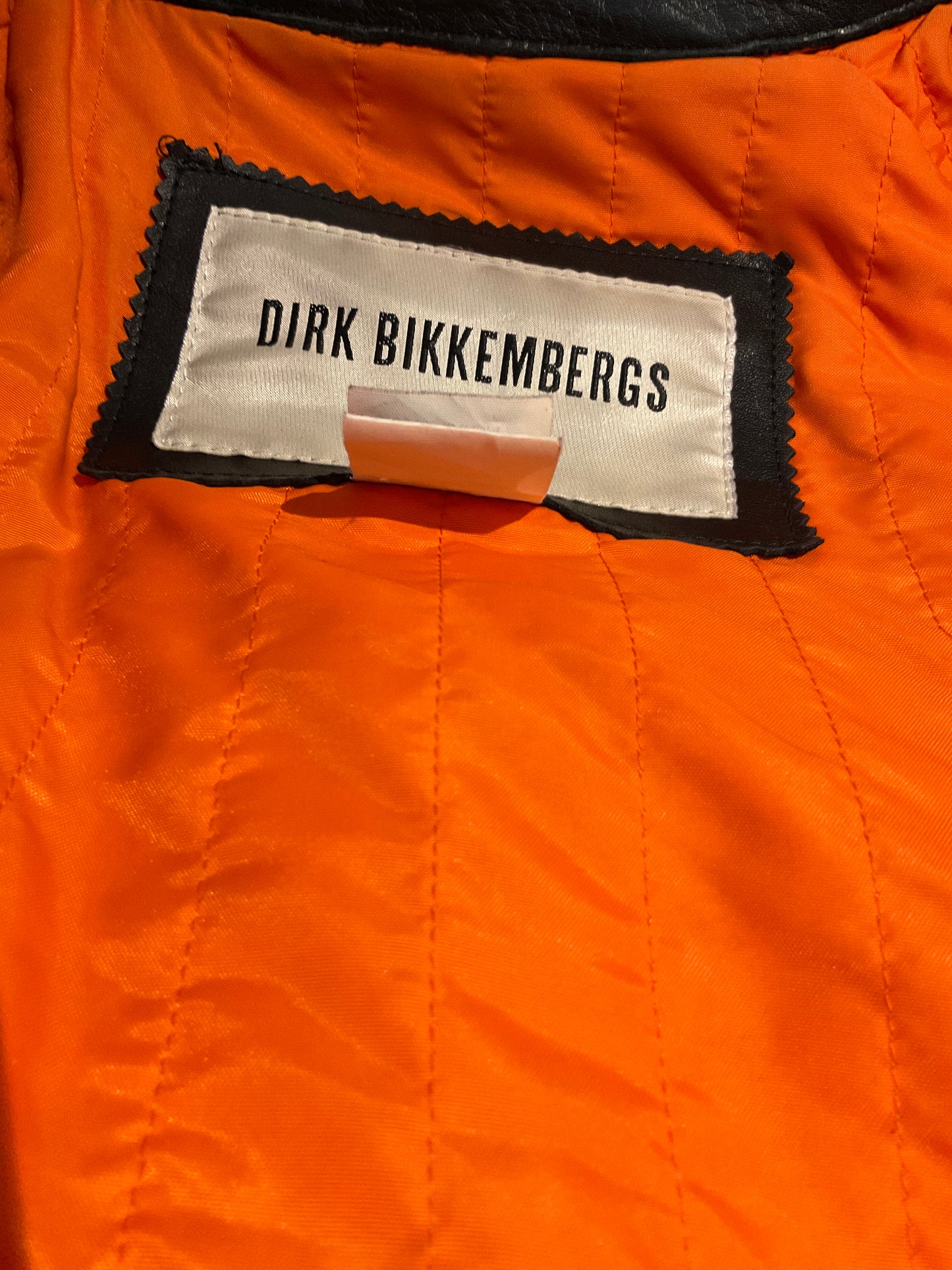 Dirk Birkkembergs SS1989 archived wired leather jacket