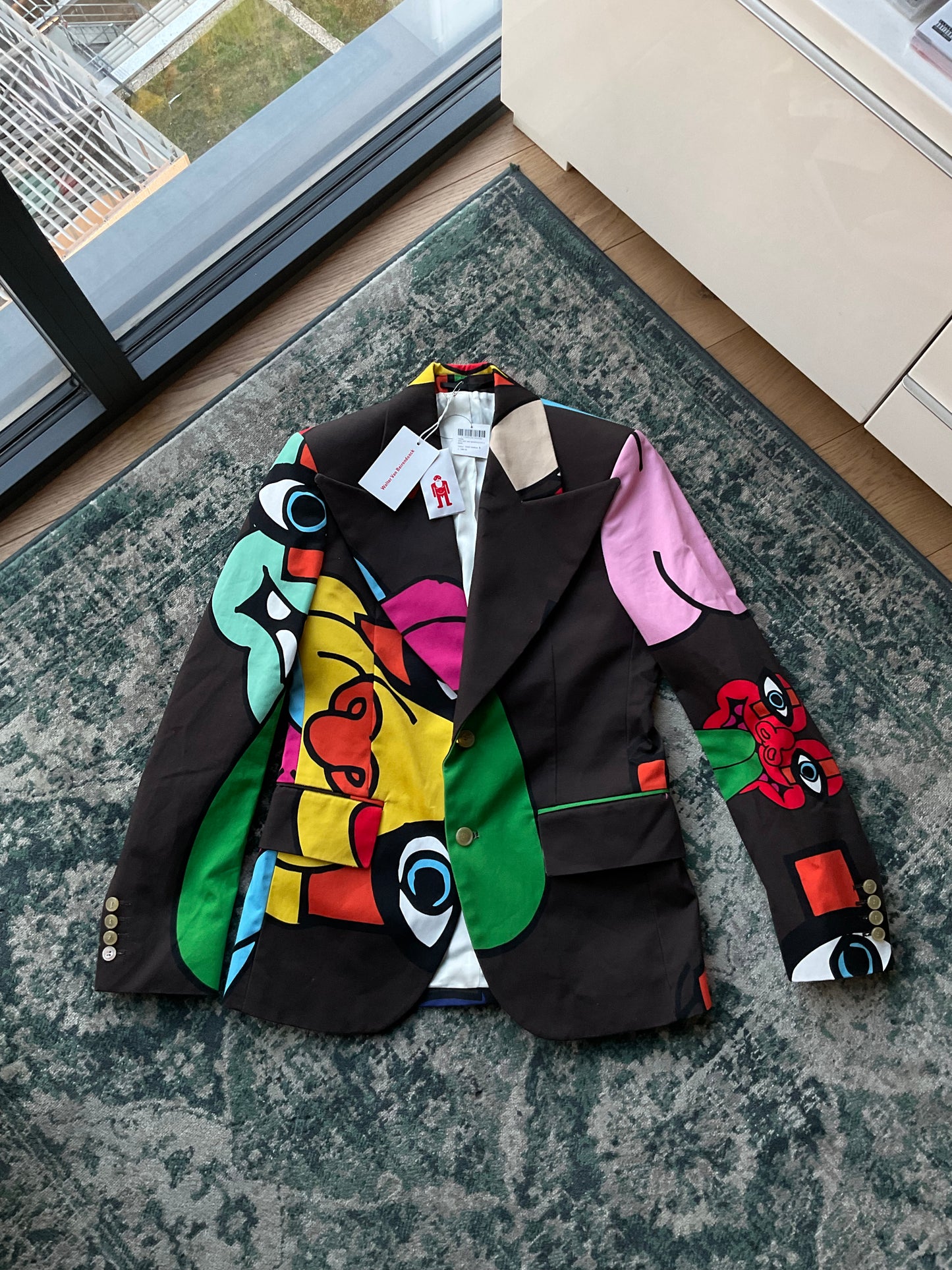 Walter Van Beirendonck graphic blazer