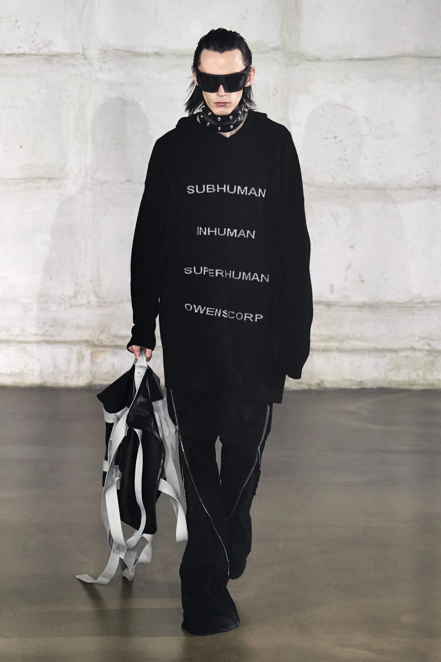 Rick Owens fw22 wool blend hooded sweater