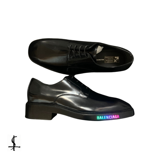 Balenciaga LED calfskin leather shoes