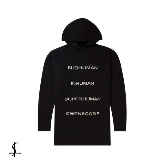 Rick Owens fw22 wool blend hooded sweater