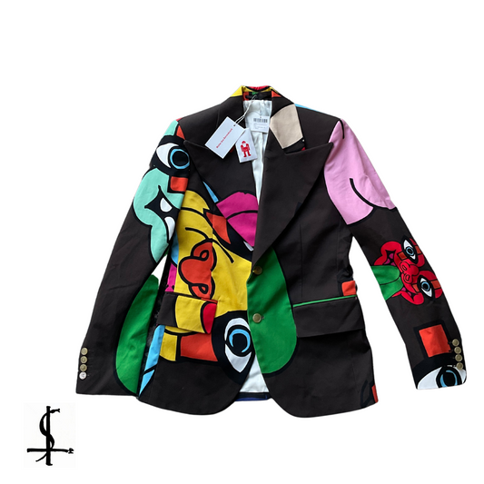 Walter Van Beirendonck graphic blazer