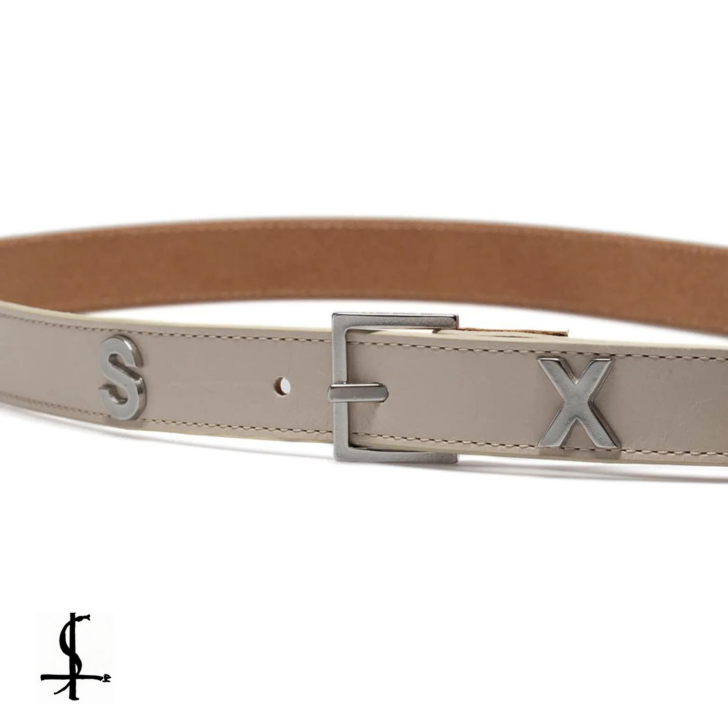 Martine Rose lettering belt