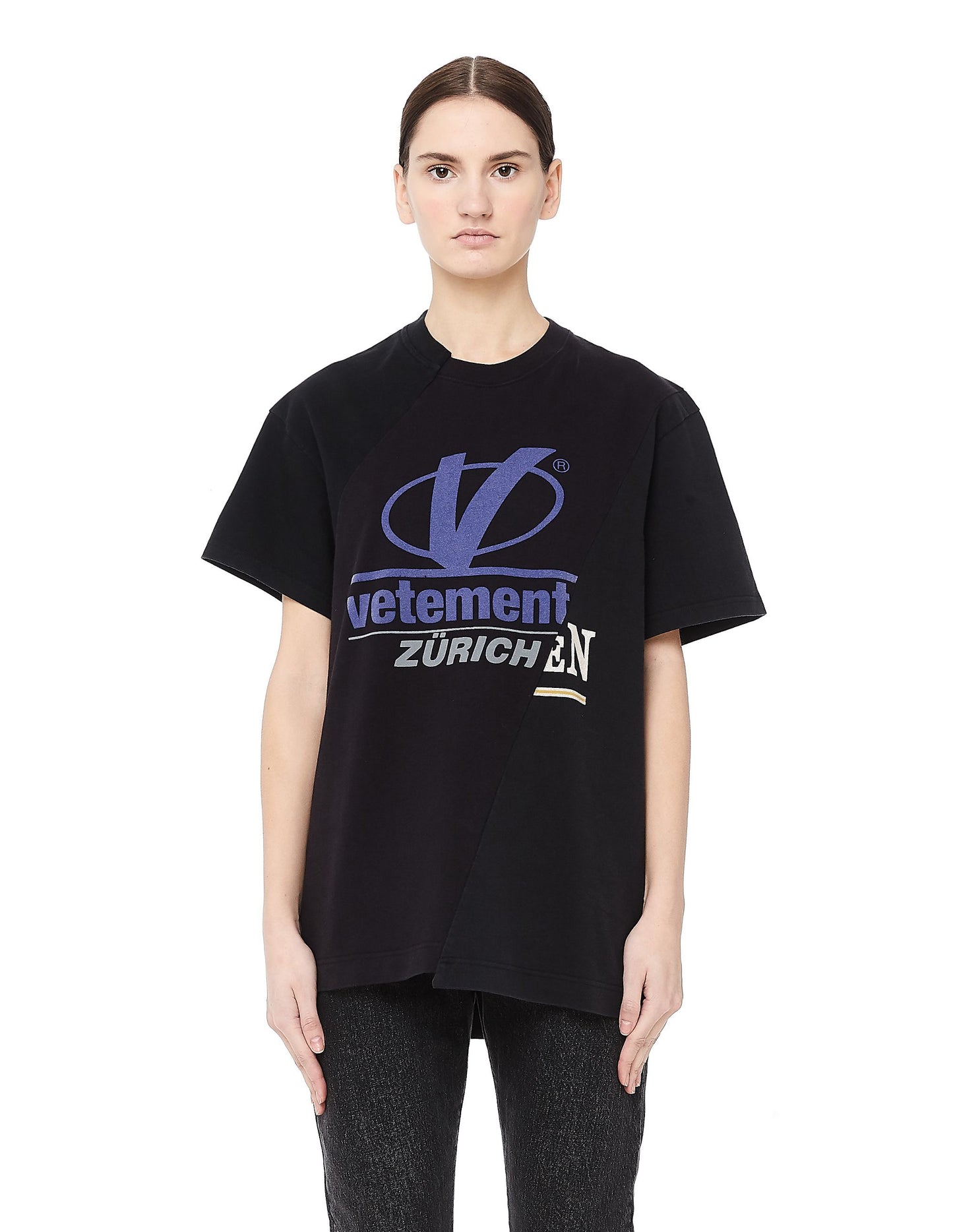 Vetements fw18 Antwerpen cut up T-shirt