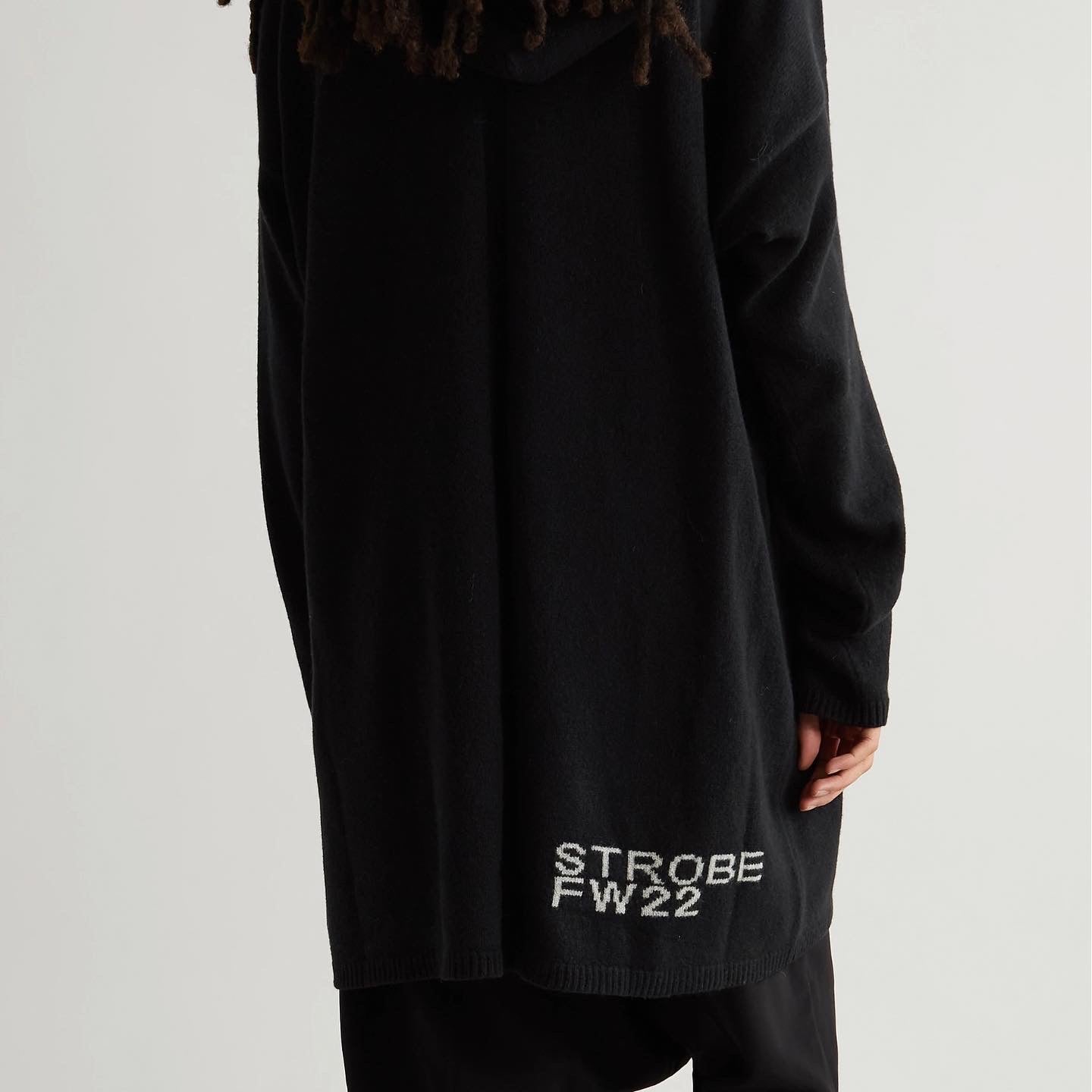 Rick Owens fw22 wool blend hooded sweater