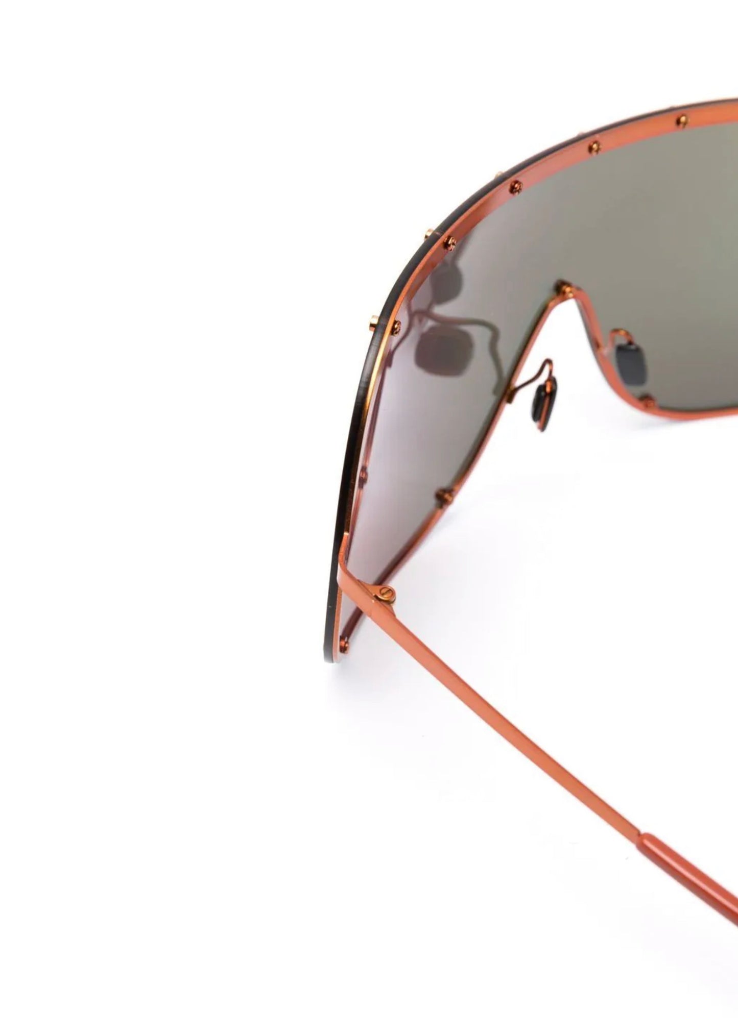 Rick Owens shielded reflective shades