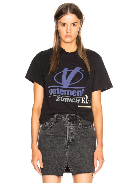 Vetements fw18 Antwerpen cut up T-shirt