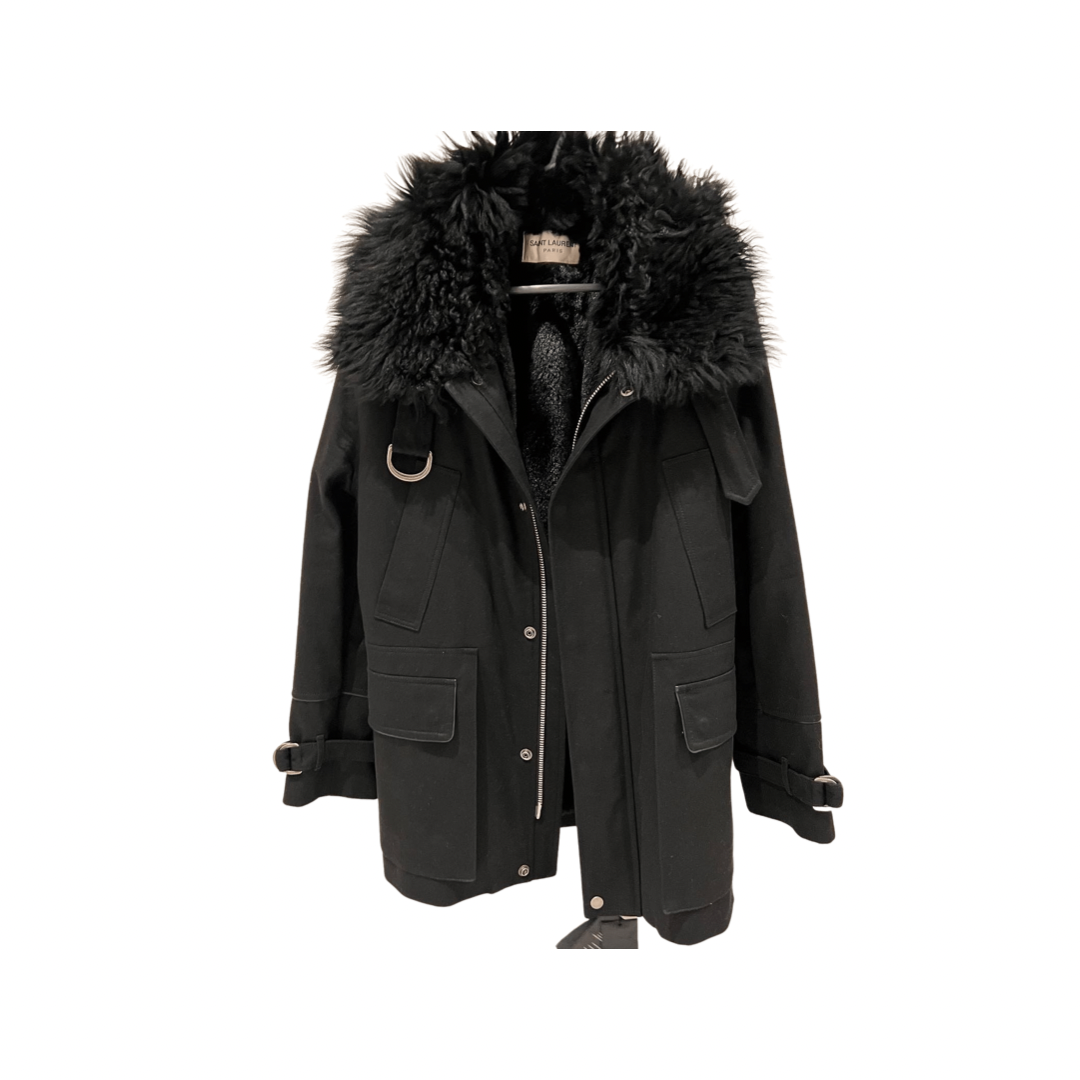 Saint Laurent Paris fur jacket