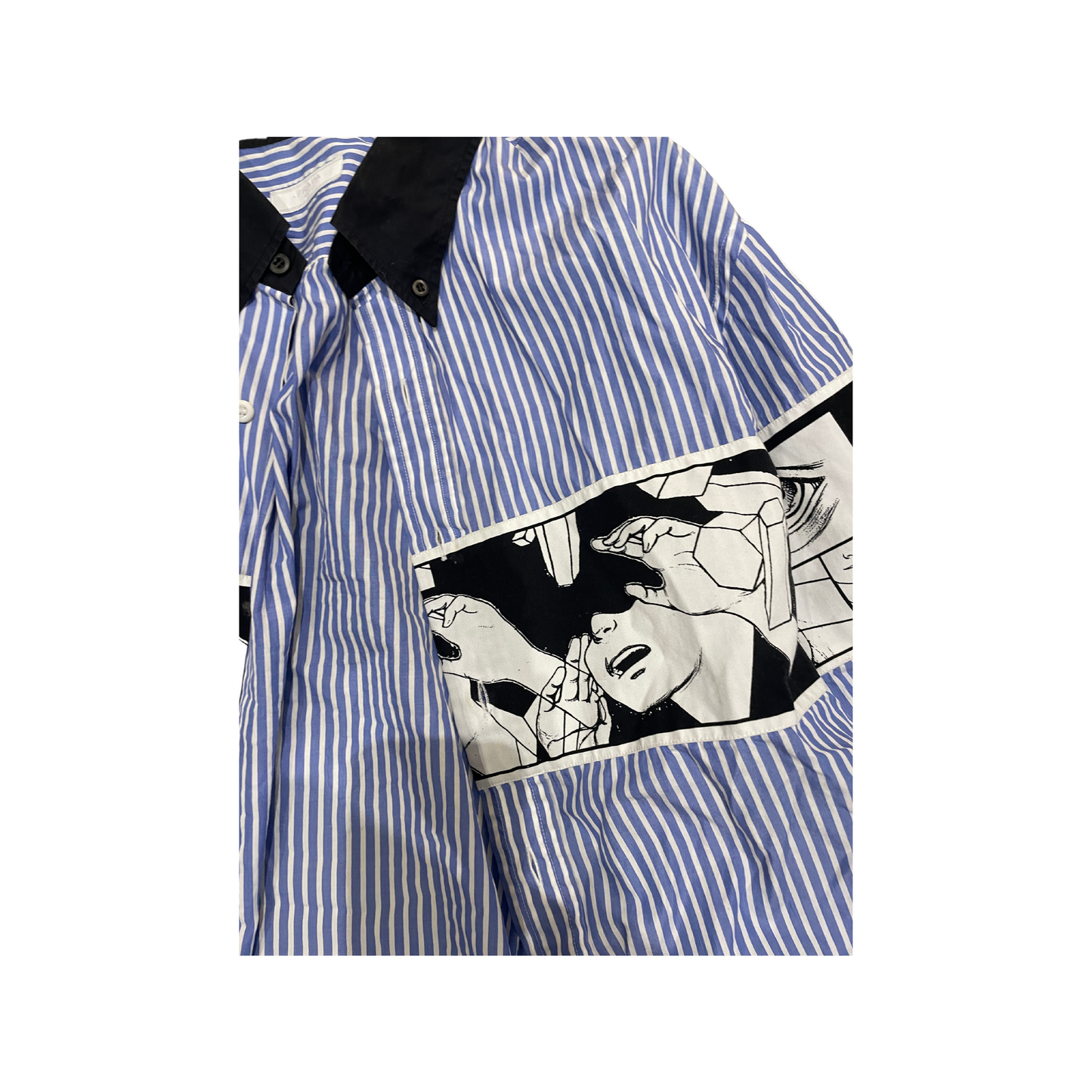 Prada comic SS18 runway shirt