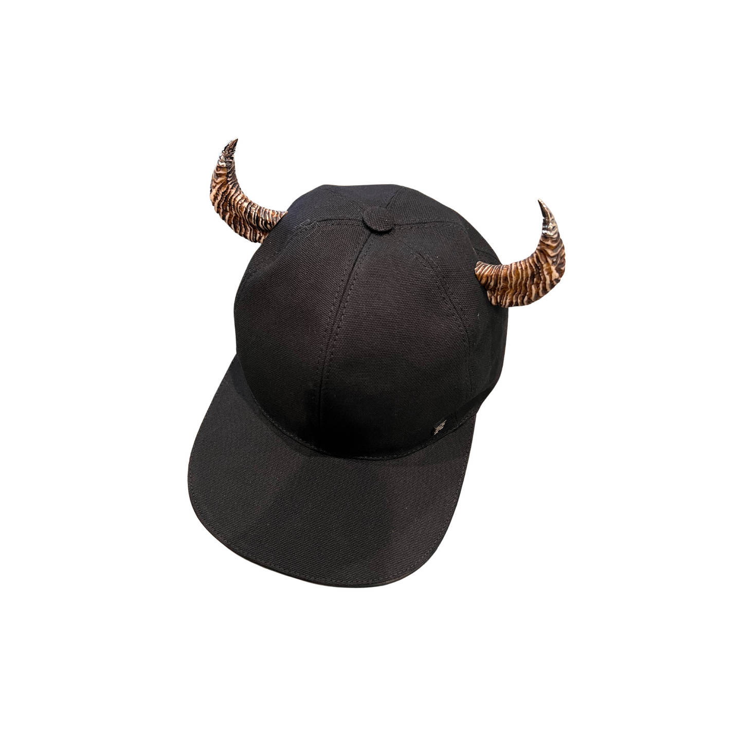 Givenchy Horn Detailed 4G Plaque Baseball Cap