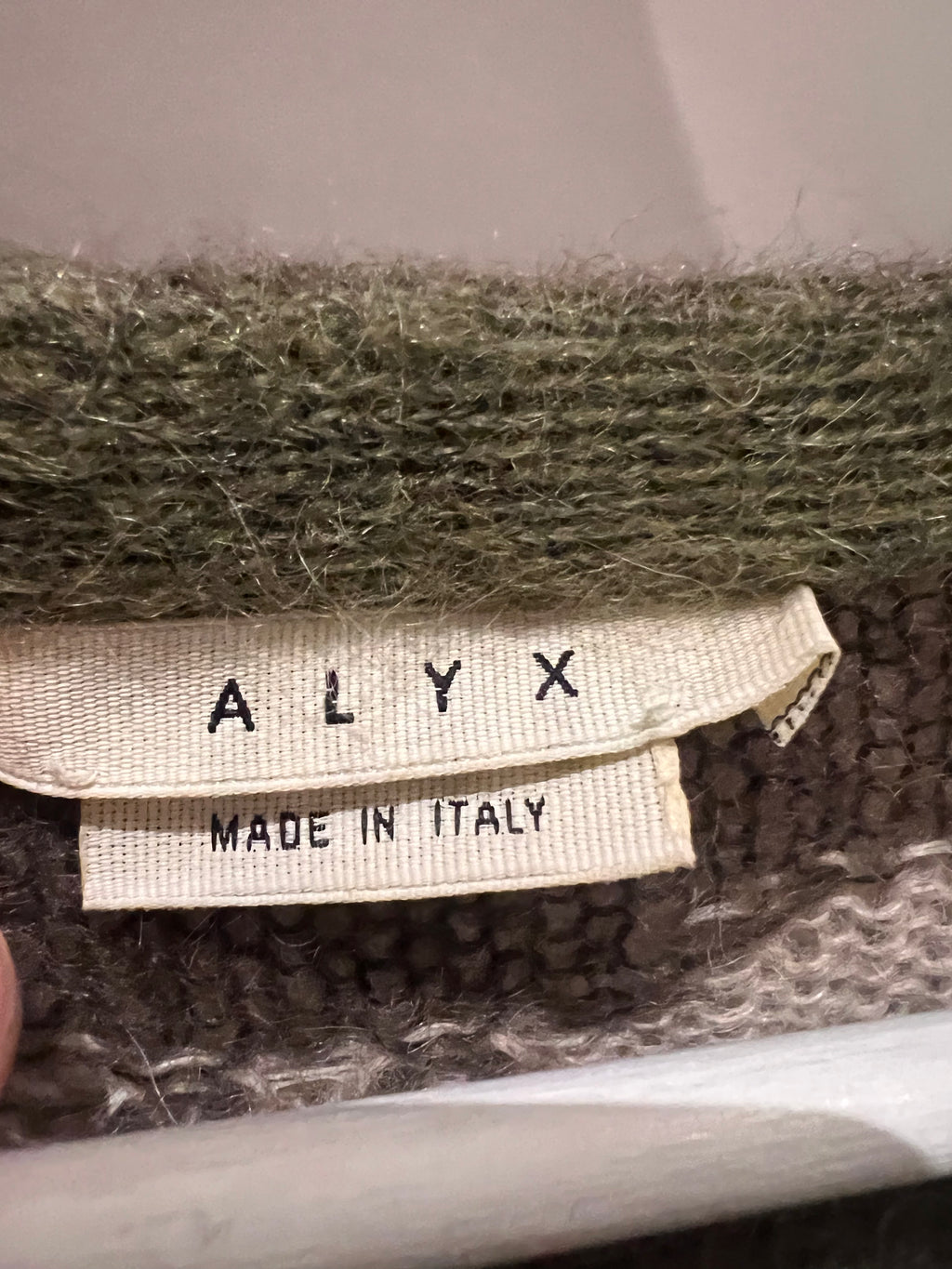 1017 ALYX 9SM MOHAIR CREW KNIT