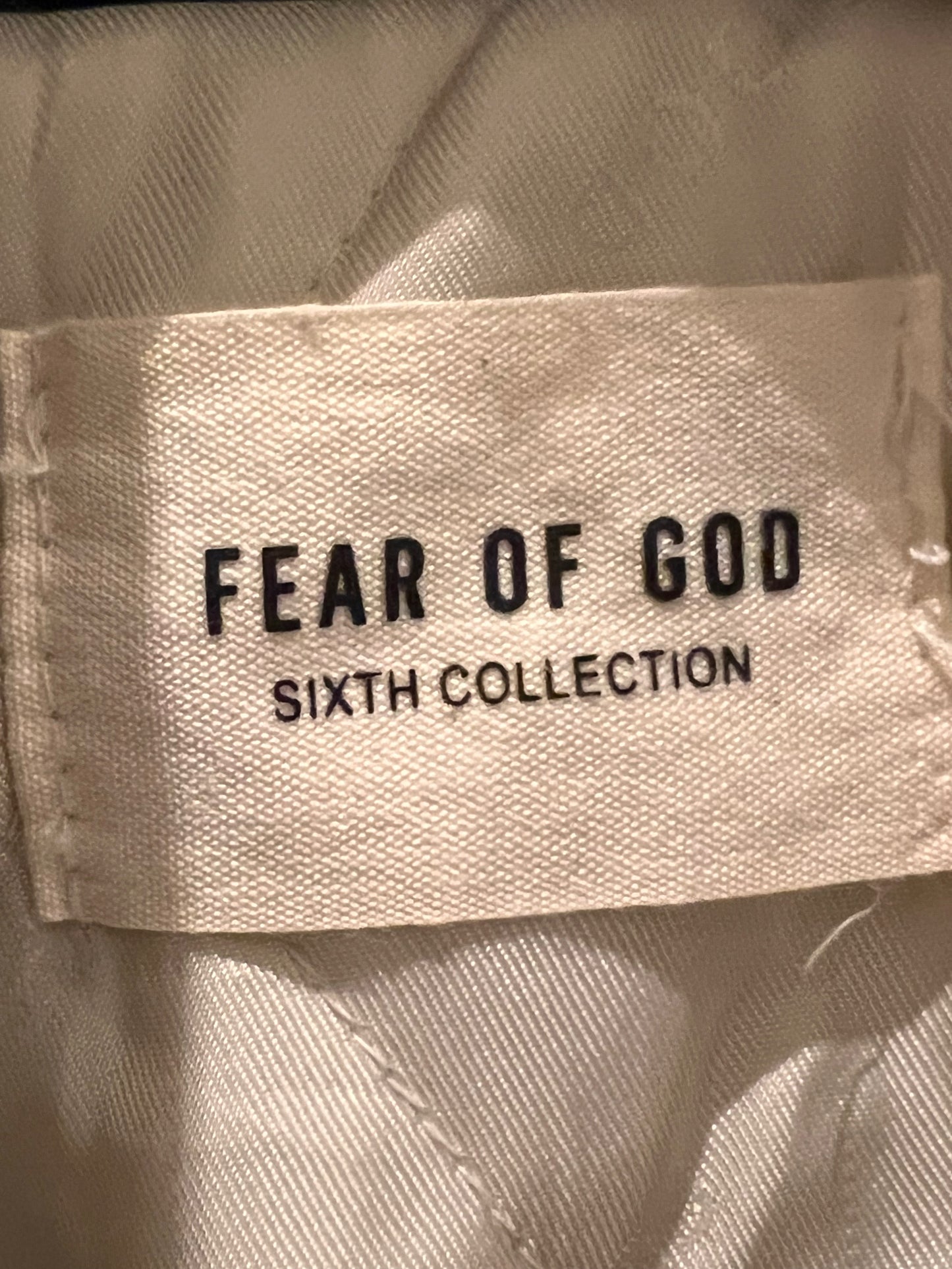 FEAR OF GOD Vintage Heavy Weight Denim Ski Jacket Indigo