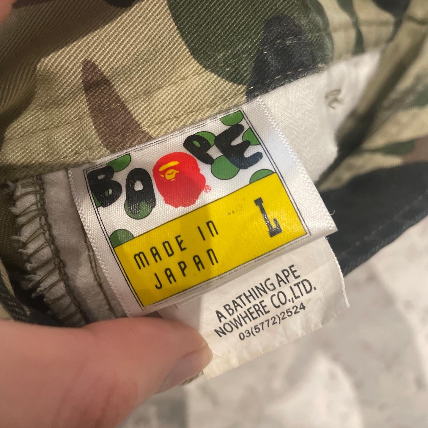 BAPE archived cargo pants - Nigo