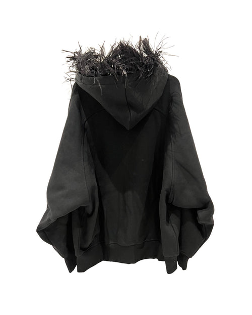 1017 alyx 9sm black fur hoodie