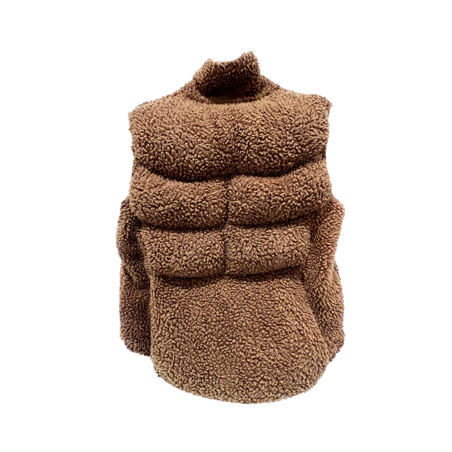 HUMAN NATURE puffer vest- brown