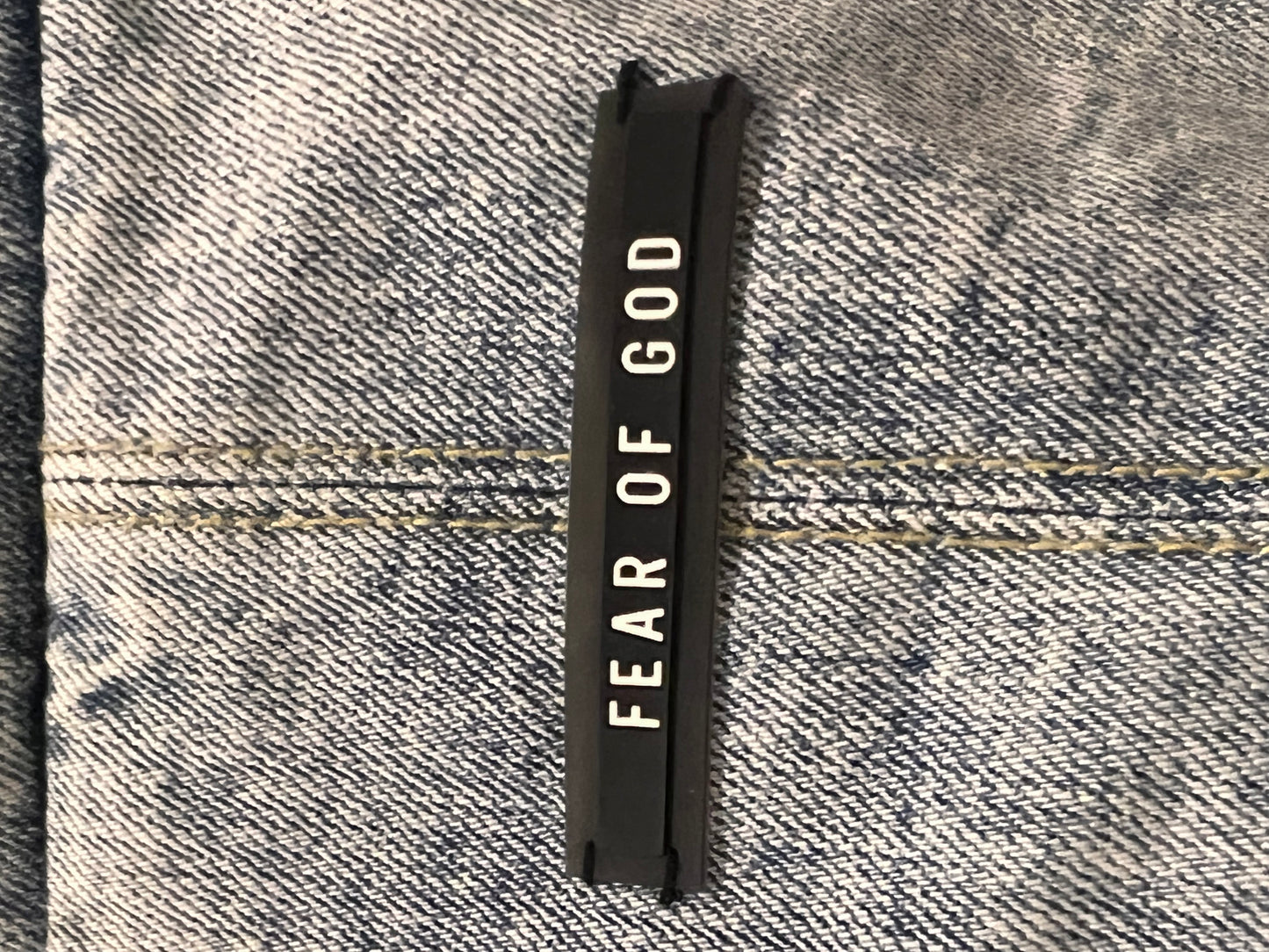 FEAR OF GOD Vintage Heavy Weight Denim Ski Jacket Indigo