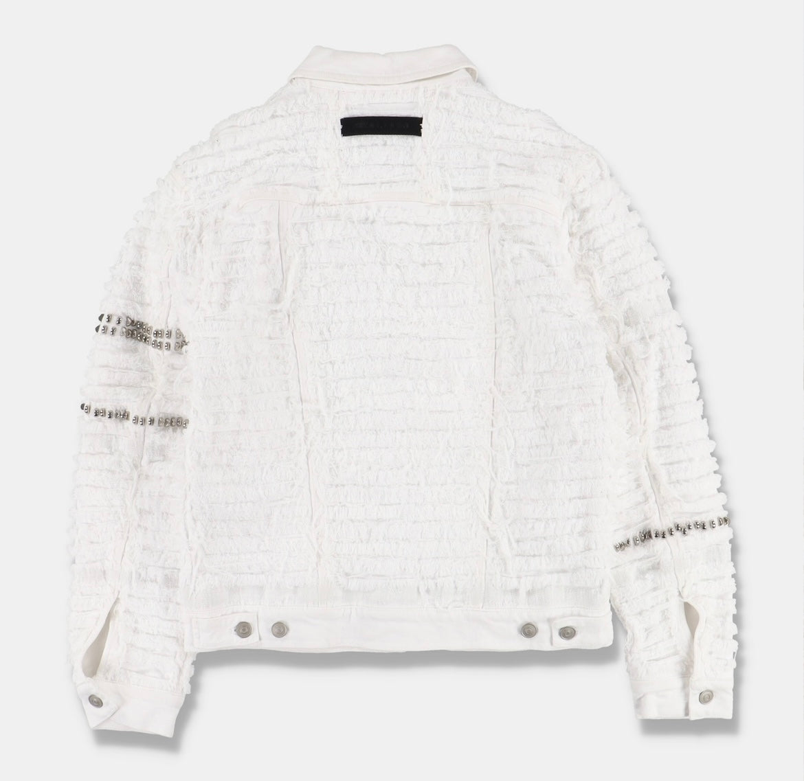 Alyx x blackmeans studded denim jacket- white