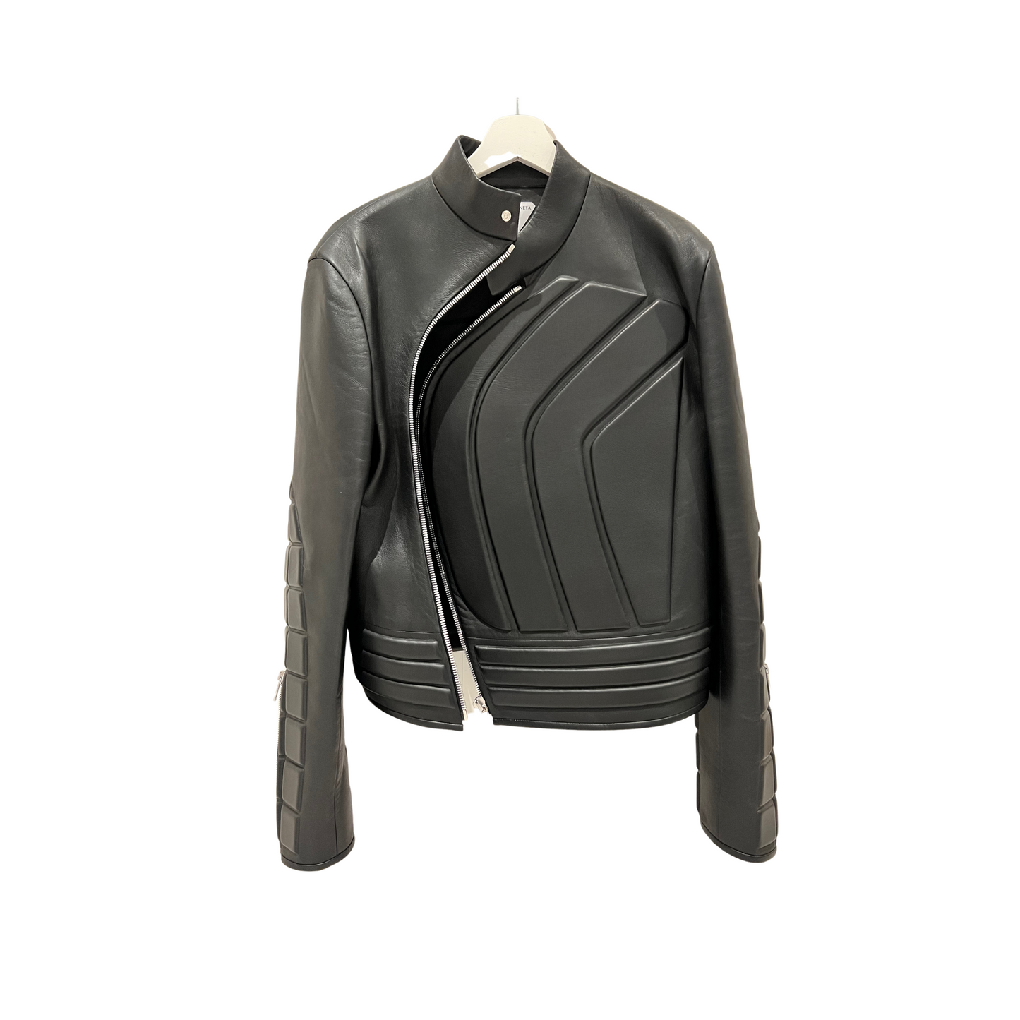 Bottega Veneta - Padded Leather Biker Jacket - Black