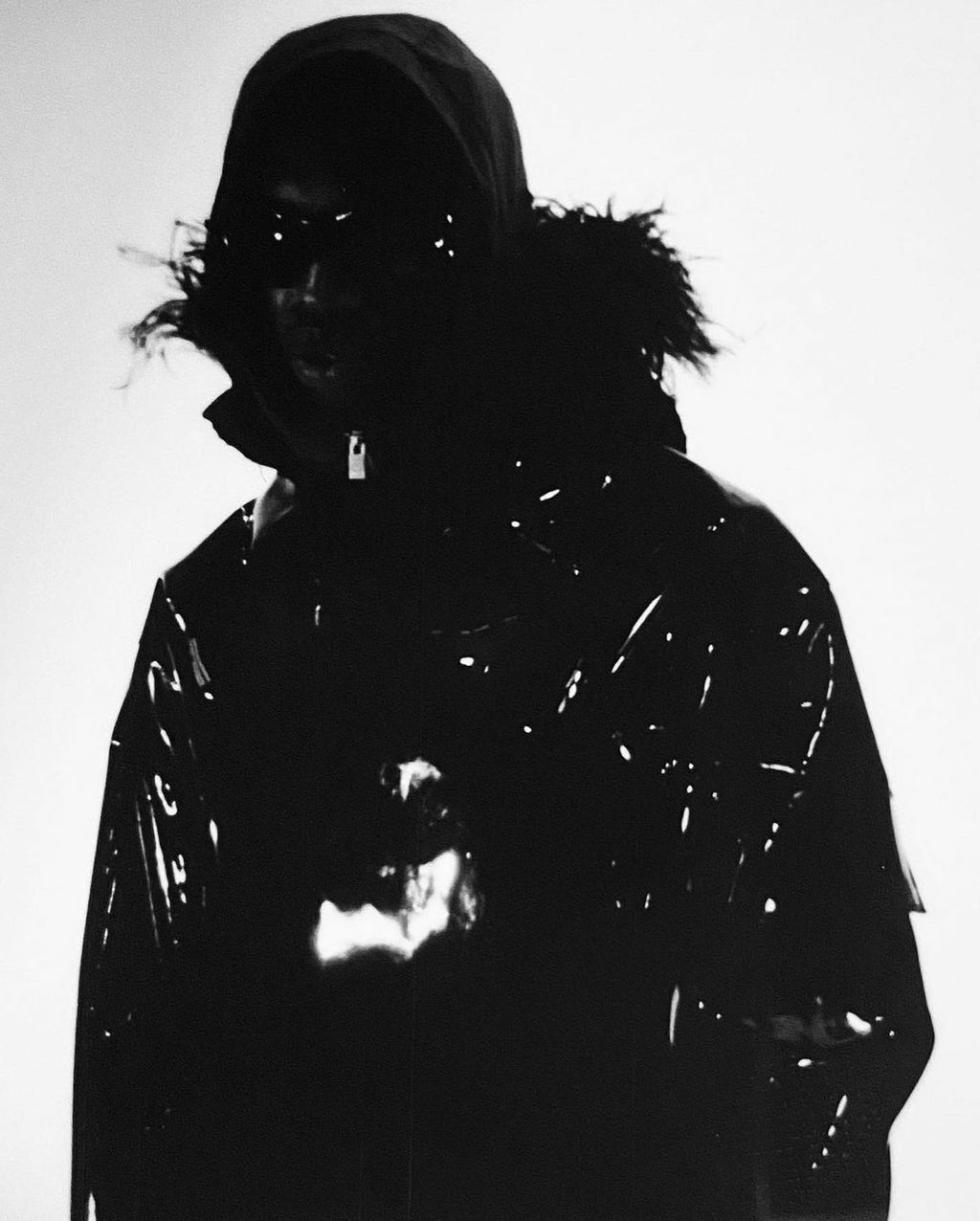 1017 alyx 9sm black fur hoodie