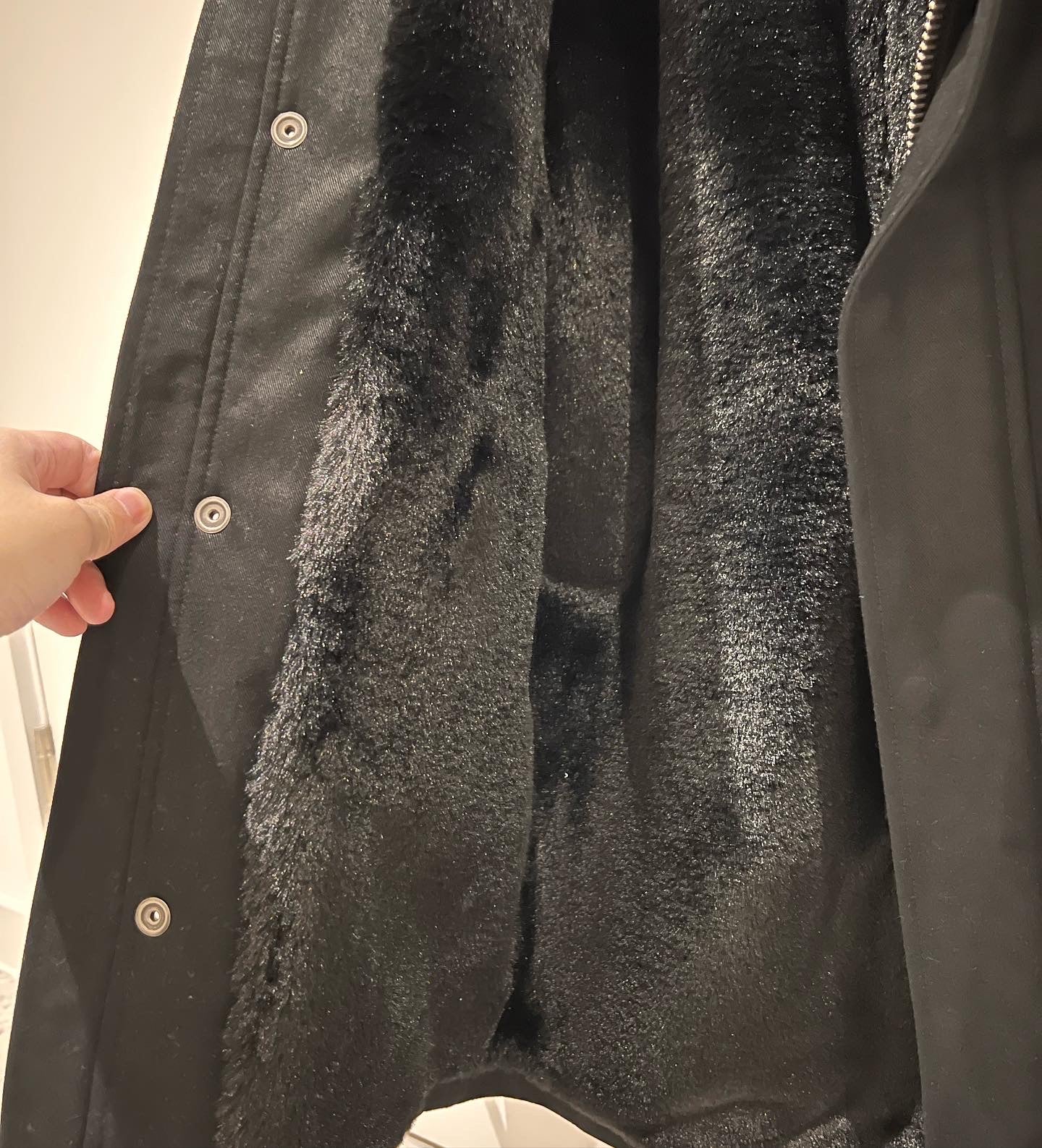 Saint Laurent Paris fur jacket