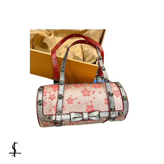 Louis Vuitton takashi murakami cherry blossom papillon bag